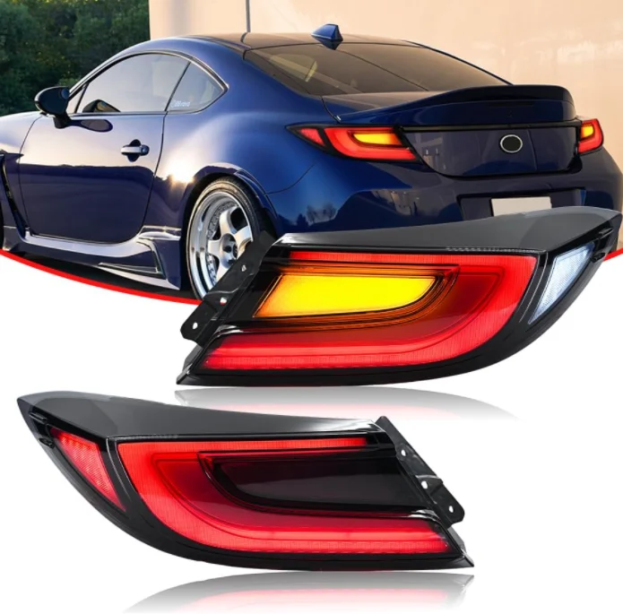 

Светодиодные задние фонари для Toyota GR86 Subaru BRZ 2021-2025, последовательный указатель поворота DRL, задние фонари заднего стоп-сигнала