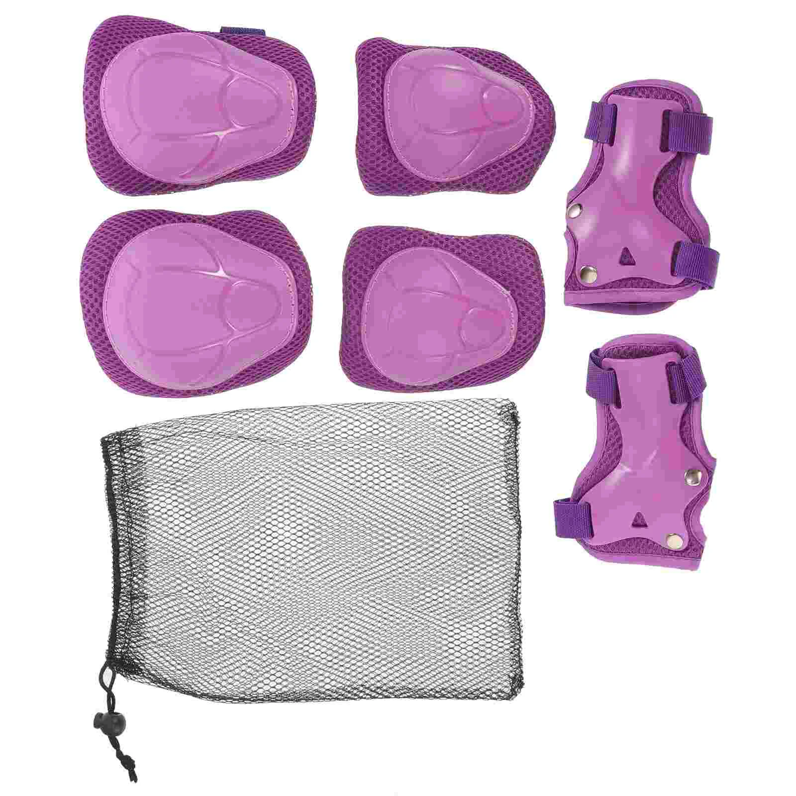 6PCS Kids Knee Elbow Full Skating Safety Pads Wrist Band for 2 8 Years Old Universal Fit Elbow Knee Pads