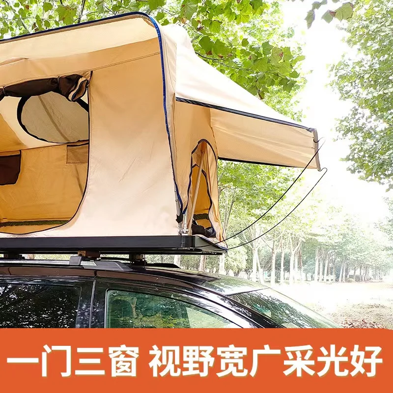 Family Diy 4X4 Inflatable Tenda Tetto Auto Outdoor Waterproof Camping Car Rooftop Tent