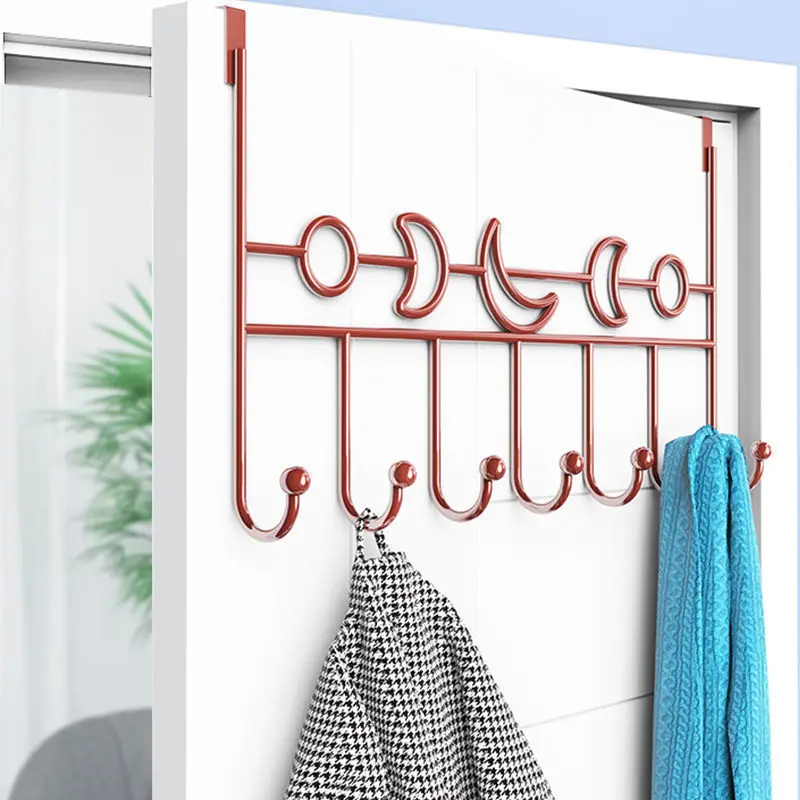 No punching on the hook behind the door, wall hanger artifact, door hanger, wall hanger, strong non-marking clothes hat hook.