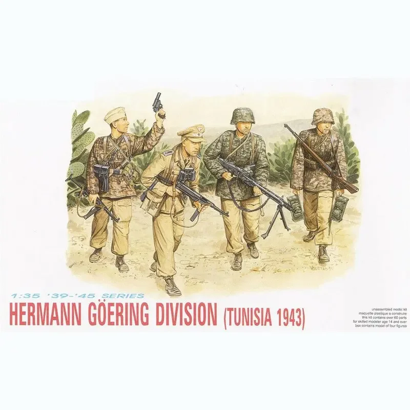 DRAGON 6036 1/35 Hermann Goering Division (Tunisia 1943) - Scale Assemble Model Kit