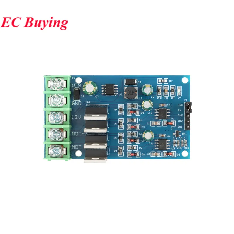 170W DC 5-30V High Power H-Bridge Motor Driver Module NMOS Brake Duty Cycle for Motor 4 External NMOS Tubes Two PWM Input