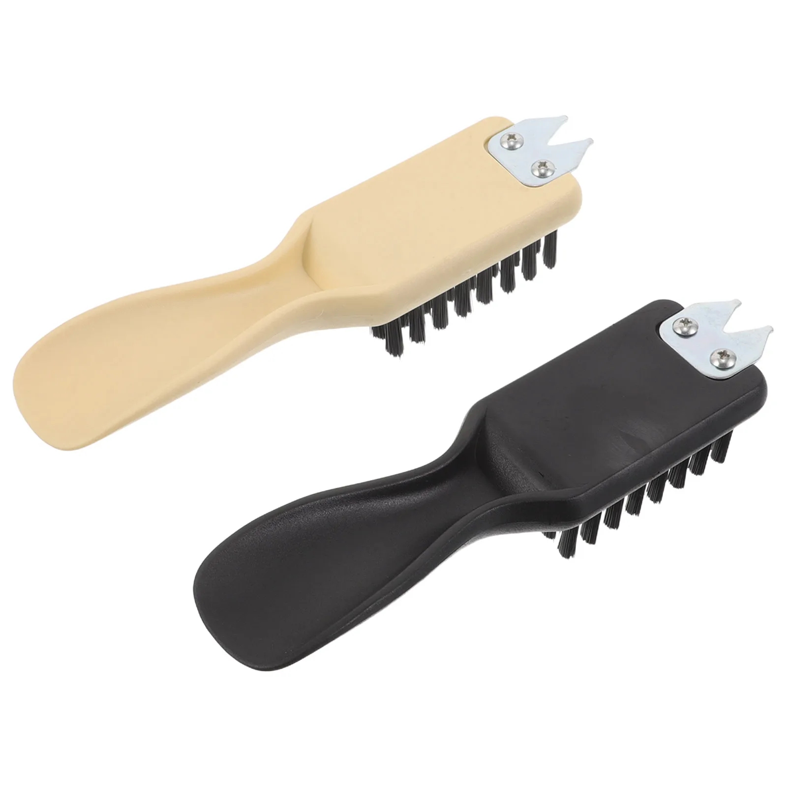 

2pcs Cleaning Brush Double-Sided Bristle Tool For Clubs Shoes Spikes Mud Removal Portable Lightweight Gear Maintenance Accessory