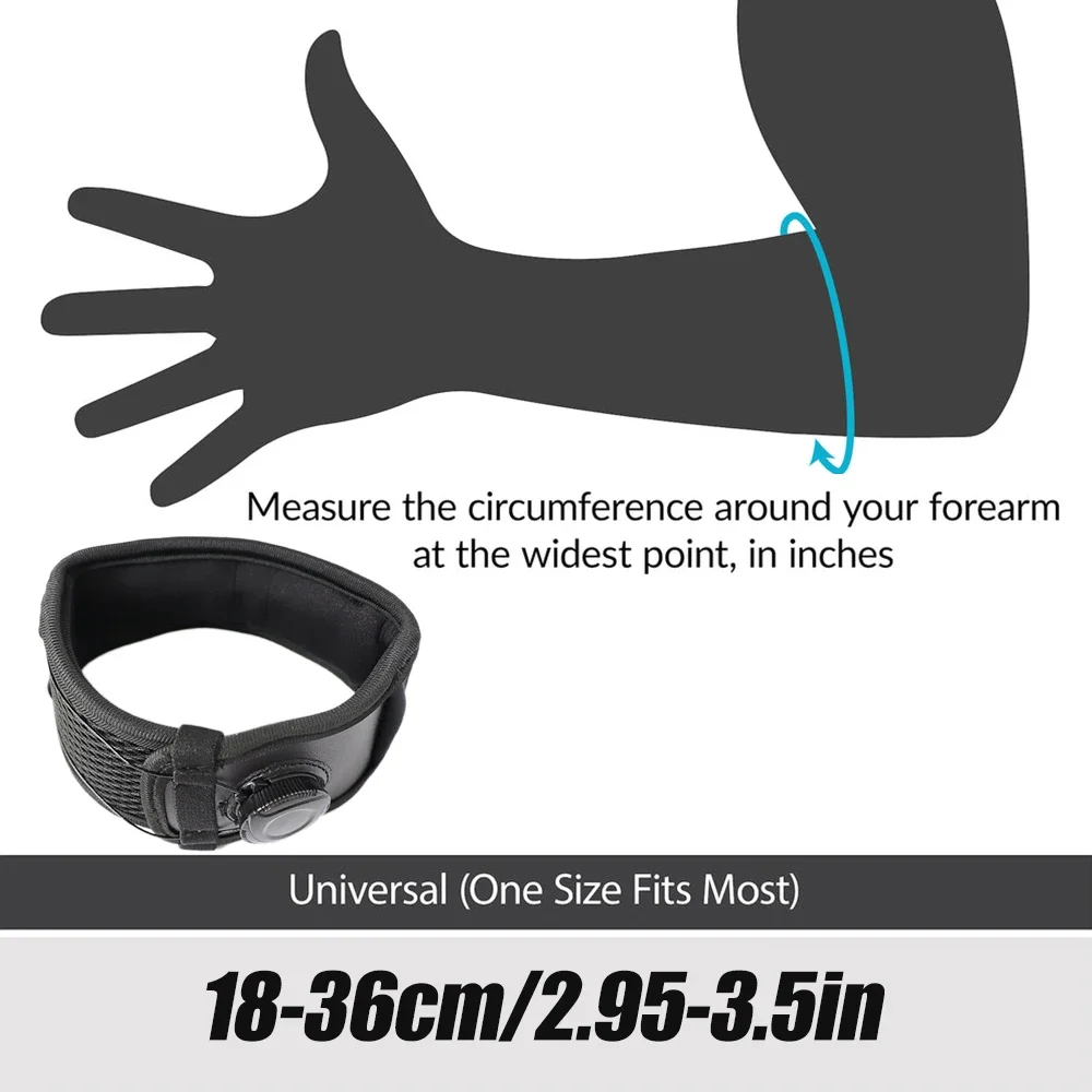 1PC Adjustable Knob Tennis Elbow Brace Strap for Tendonitis Elbow Relief for Men Women,Elbow Brace, Arm Forearm Brace Bands image 2