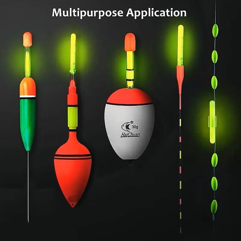 9 km Angel-Leuchtstäbe für Bobber, 25–100 Stück, fluoreszierende Angelschwimmer, Leuchtstab, Schwimmer, Terminal Tackle und Zubehör – Detail 4