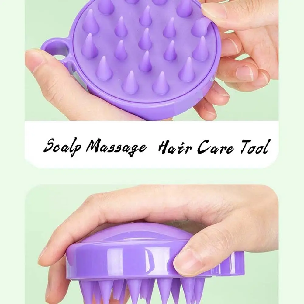 Comfortable Round Bath SPA Body Brush Hair Care Tool Exfoliator Hair Washing Comb Shampoo Brush Scalp Massage Brush Shower Comb