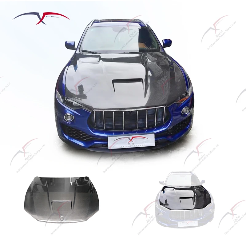 

Car Body Kit Modification and Upgrade, New Carbon Fiber Car Hood, Car Hood Vent Adaptable for Levante