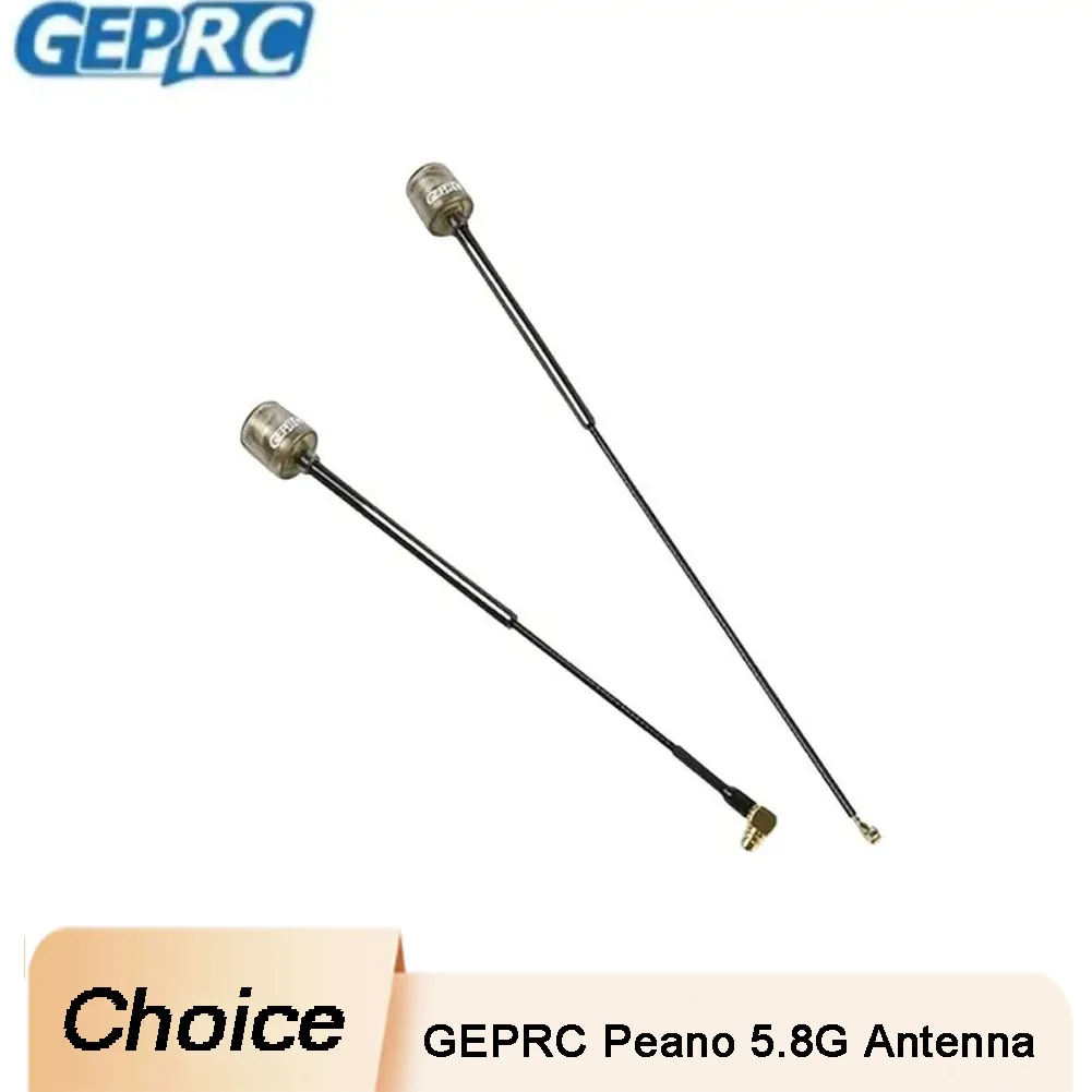 

Антенны GEPRC Peano 5,8G, 2 шт., 2,5 дБи, 5600–5950 МГц | LHCP/RHCP, UFL/MMCX, ≤1.5 VSWR, эффективность 98% для Caddx FPV