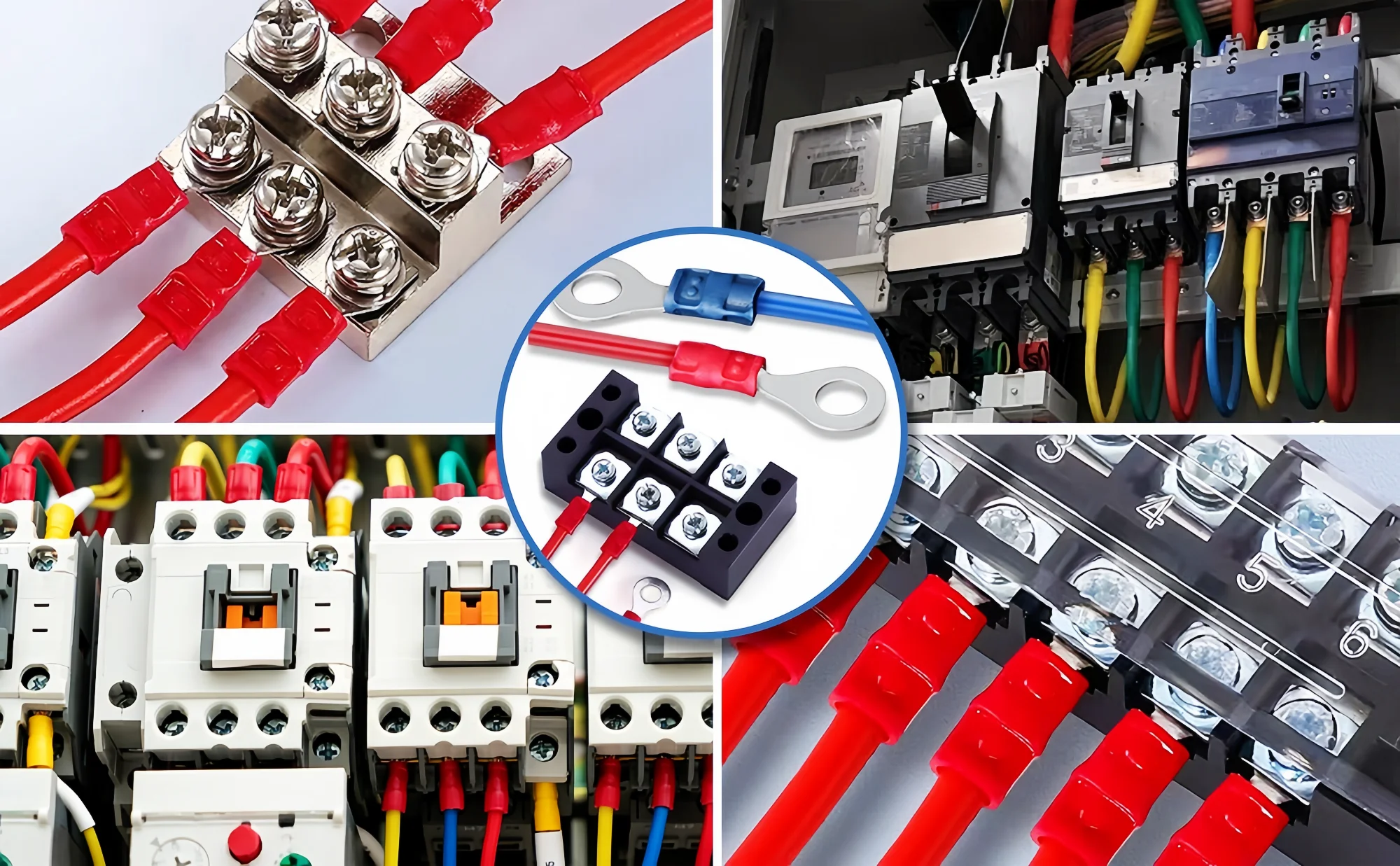 Ringkabelschuh-Set O-Typ Isolierte Elektrische Kabelverbinder 10 Größen M3 M4 M5 M6 M8 Rot Blau Gelb Sortierte Kabelanschlüsse – Detail 4