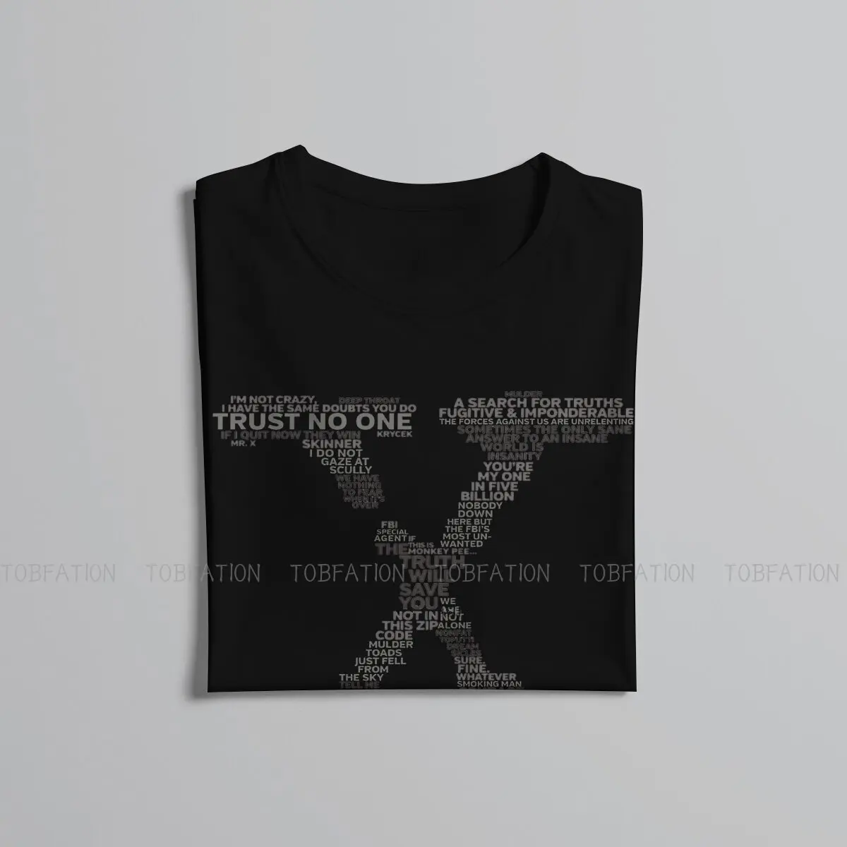 the X Files Wisdom T Shirt Grunge Men\'s Tees Summer Big size Cotton Clothing Harajuku Crewneck TShirt