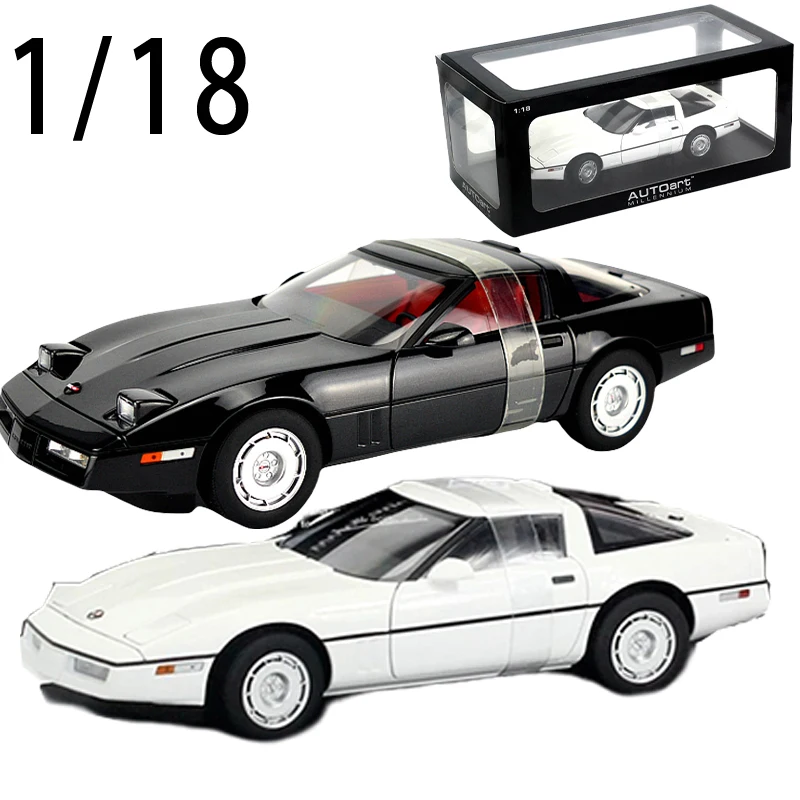 

AUTOart Cars 1:18 Chevrolet Corvette 1986 Sports Car Model Die Cast Alloy Toy Car Model Collection Display Pieces Toys for Boys