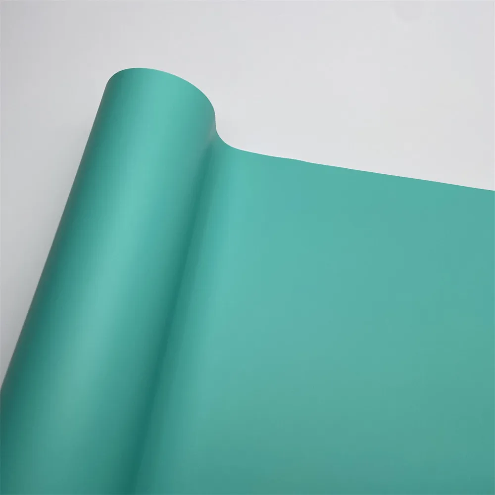 Matte Auto-Aufkleber, selbstklebend, Mintblau, matt, Vinylfolie, Air Release, Geschenkpapier für Auto, Motorrad