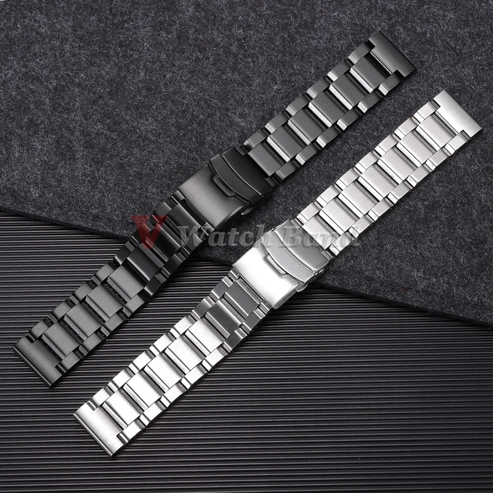 18mm 19mm 20mm 21mm 22mm 24mm 25mm Luxus-Uhrenarmband aus massivem Edelstahl für Seiko-Uhren, universelles Armband-Zubehör – Detail 5