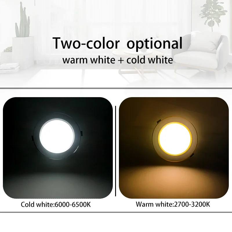 Spot lumineux Led pour le plafond, éclairage d\'intérieur, luminaire de plafond, 5/9/12/15/18W, AC 220/230/240V, 10 unités par lot