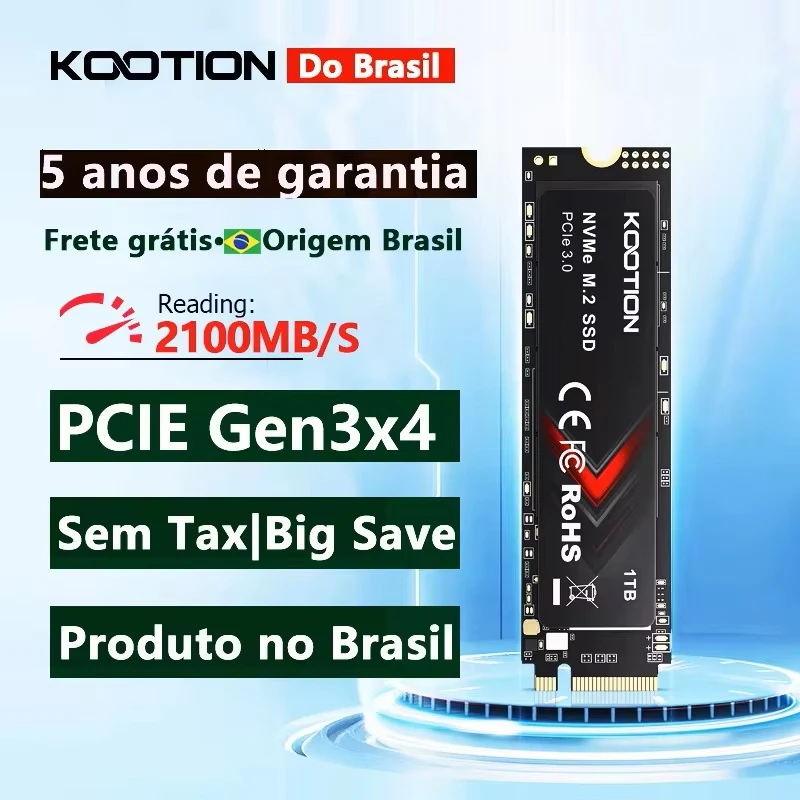 

KOOTION X15Lite PCIe M2 SSD NVME M.2 SSD Drive 1TB 512GB 256GB Solid State Drive Internal Hard Disk SSD For Laptop Desktop