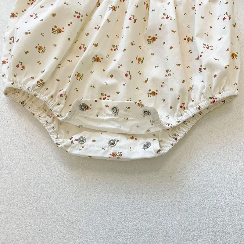 Monos de verano para bebés, ropa Floral de una pieza para niñas pequeñas