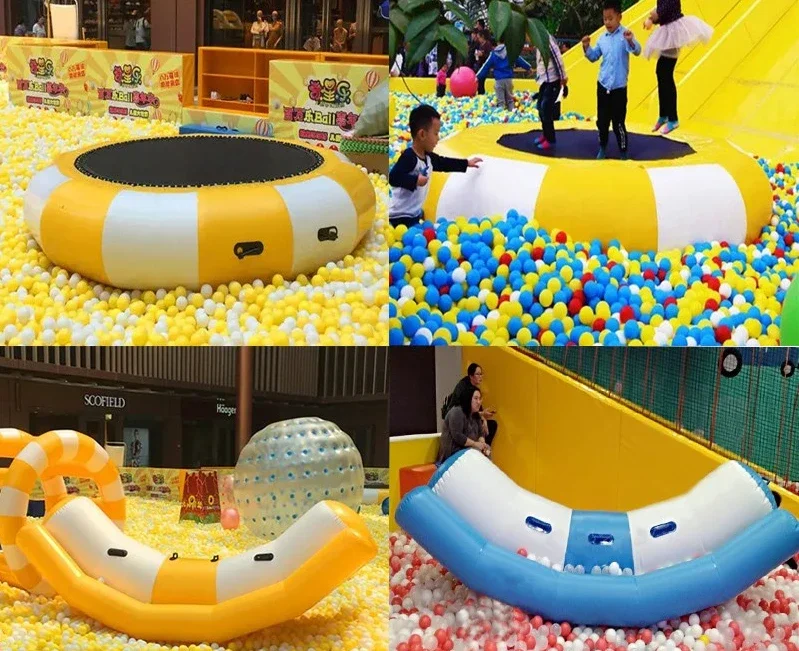 Inflatable Naughty Fort Indoor and Outdoor Large Children's Amusement Park Bounce Bed Banana Boat Outdoor