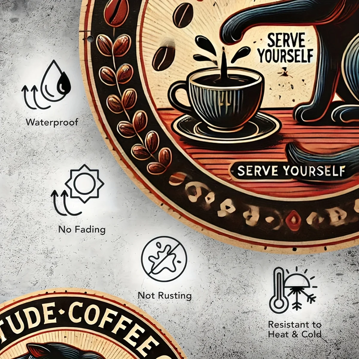 Catitude Coffee Company - Alum – Home Decor Logo recenzja i cena