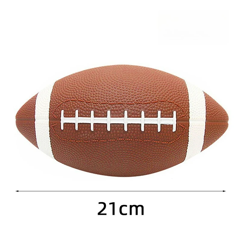 17/21 سنتيمتر كرة القدم الأمريكية الرجبي الشباب نفخ الجلود الكرة لعبة مرحلة ما قبل المدرسة طالب فريق لعبة التدريس الكرة الأطفال الكرة #6
