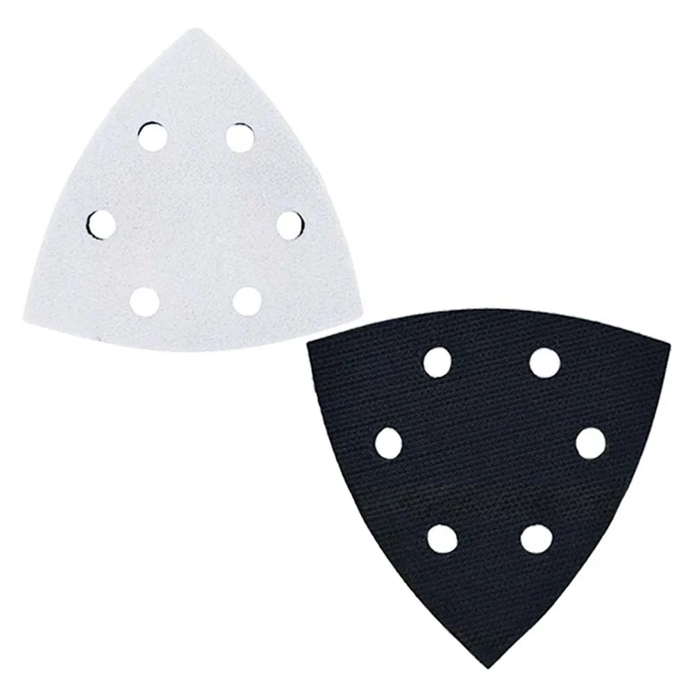 Soft Sponge Backing Pad 90x90mm Size with 6 Holes for Polishing and Sanding Disc Compatible with Orbital Tools