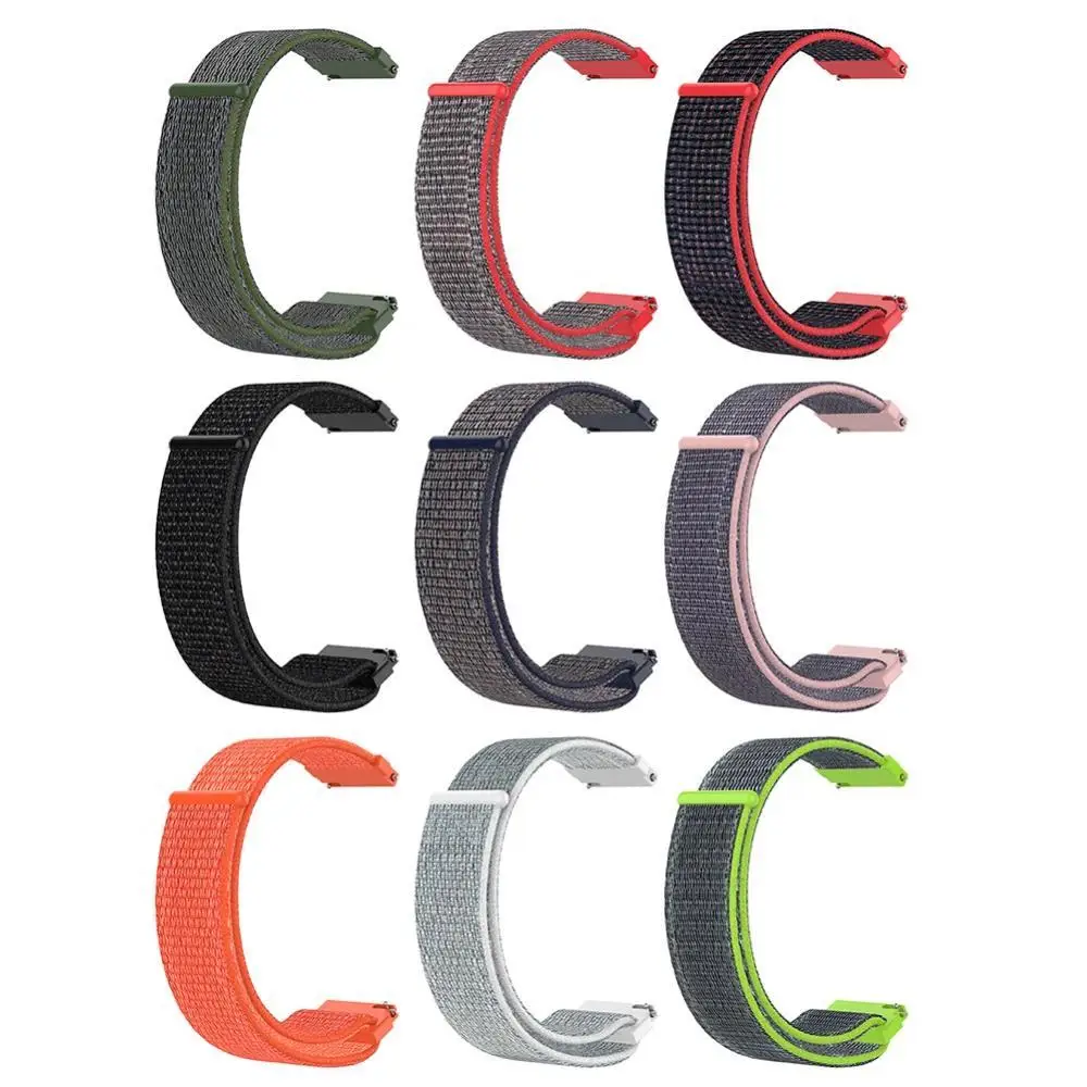 Cinturino in Nylon per Garmin Venu 2S/Vivomove 3S/Vivoactive 4S cinturino 18MM bracciali per GarminMove 3S/GarminActive S Correa