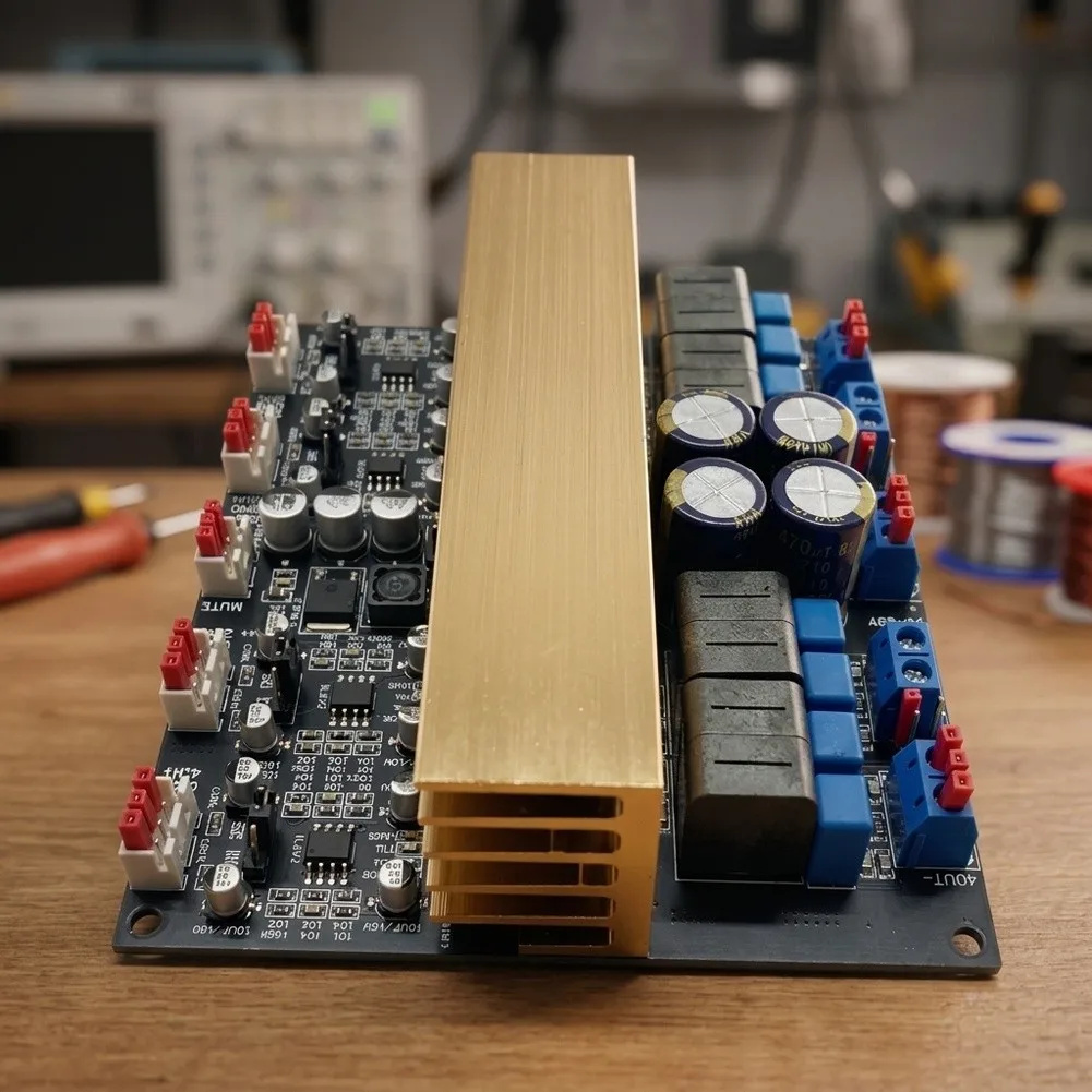 4-Channel TPA3255 Audio For Amplifier PCB for DIY Audio Systems Requiring DC24V to DC48V Input and Wide Frequency Response