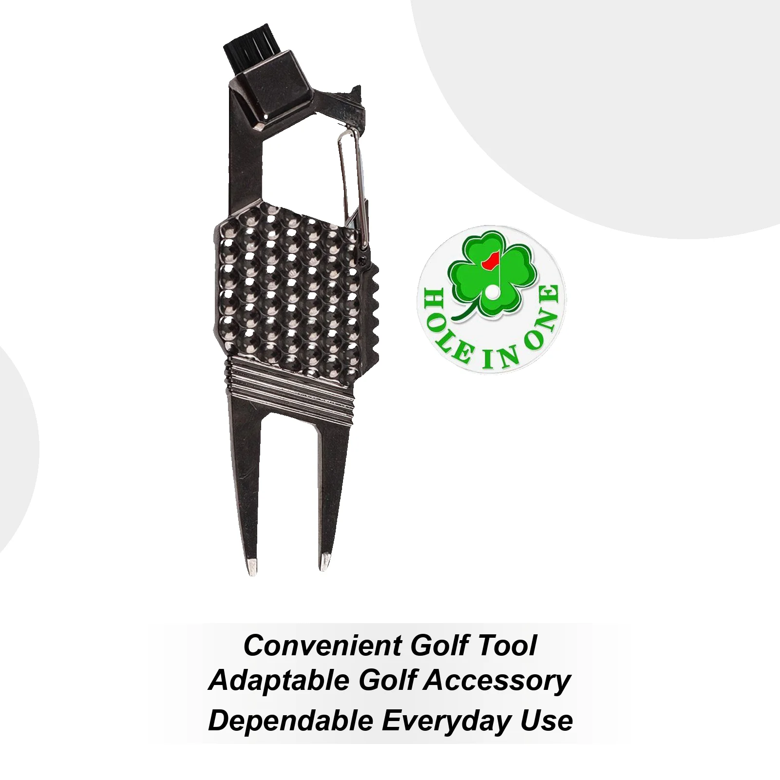 

Divot Repair Tool Portable Metal Golf Ball Marker Tool Compact Golfer Gadget Groove Cleaner Aid For Men Golfers Girls Women