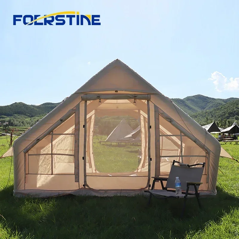 oxford Waterproof UV Protection house Air Tent  Outdoor Portable Easy Setup Glamping Tent Luxury Inflatable Camping Tent