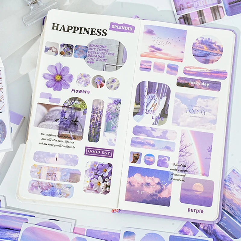 Mr Paper 40pcs/bag Crossroads Wind Series Landscape Theme Sticker Book Handbook Material Decoration DIY Phone Case Calendar