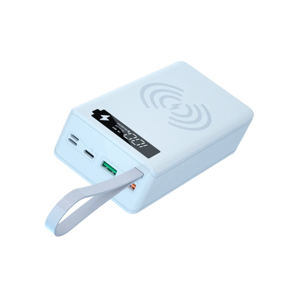 

12*18650 Battery Power Bank Case Support Quick & Wireless Charger Detachable 18650 Battery Holder Charging Box Power Bank Case