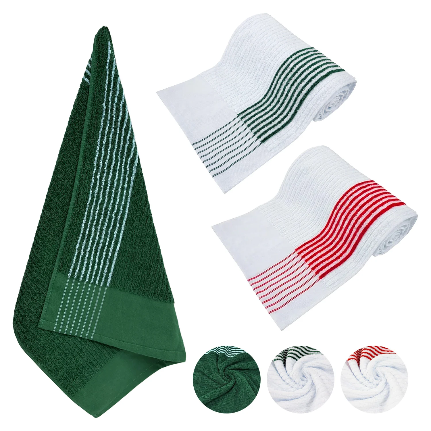 Toalha de Golfe Caddy (1 unidade), Toalha Grande de Algodão Macio para Camping e Esportes, Usada por Profissionais de Golfe