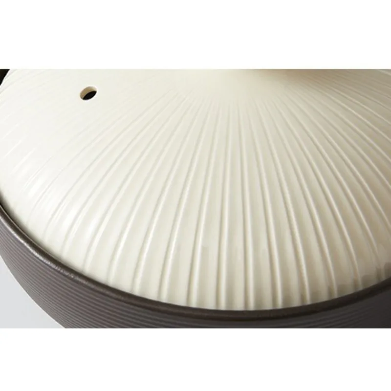 Double-Lid Clay Casserole Pot - Large Capacity High-Temp Resistant for Gas Stove Home Soup Stewing