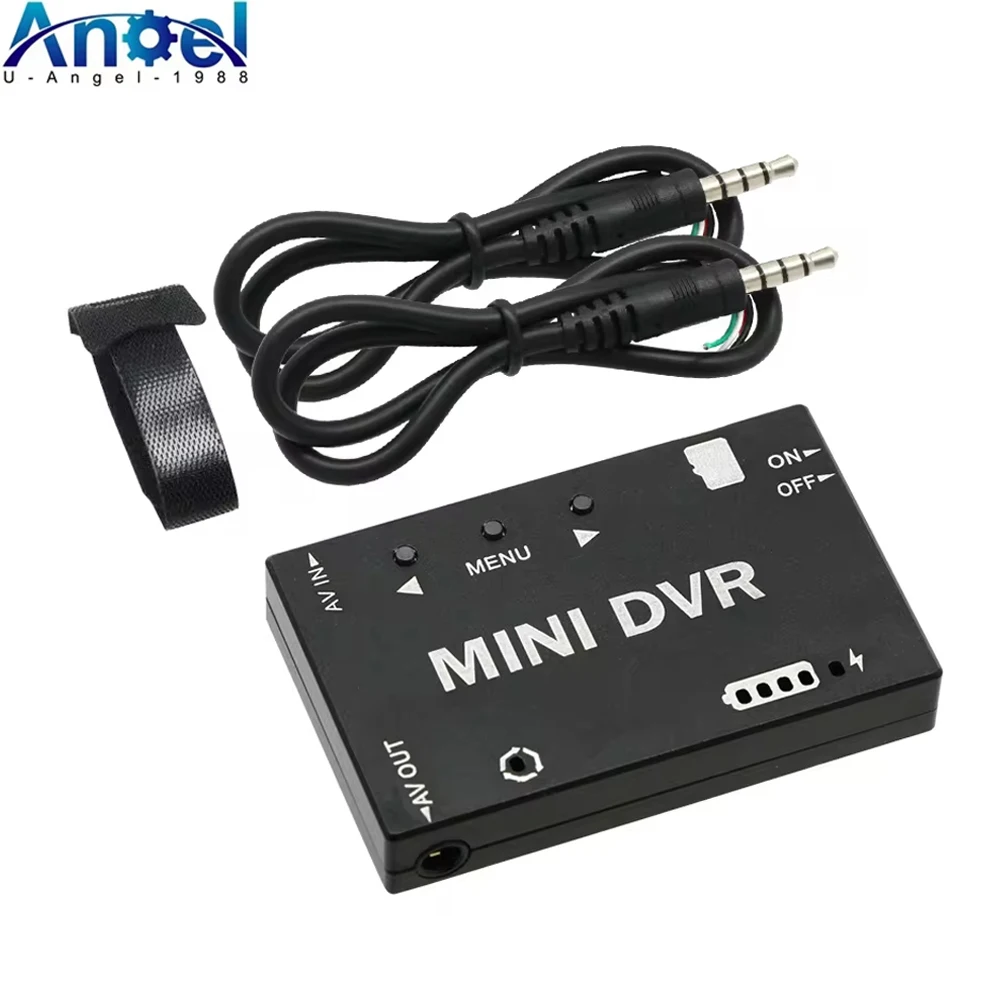 

FPV Recorder Mini FPV DVR Module NTSC/PAL Switchable Built-in Battery Video Audio FPV Recorder for RC Models Racing FPV Drone