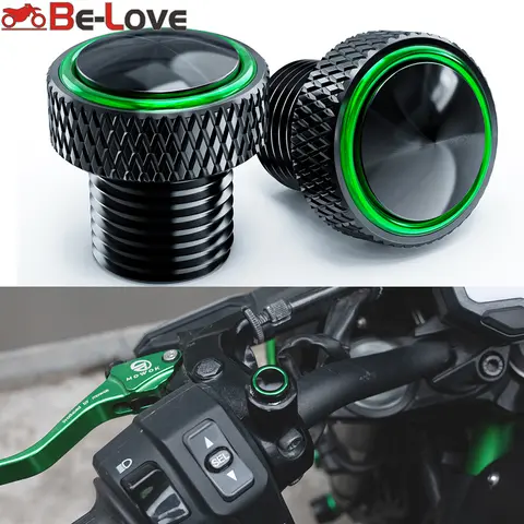 कावासाकी Z900 RS SE Z650 Z750 Z800 Z1000 SX Z400 Z300 Z250 मोटरसाइकिल M10*1.25 मिरर होल प्लग स्क्रू कवर एक्सेसरीज़ के लिए top 8 best sales z1000 2013 - №8