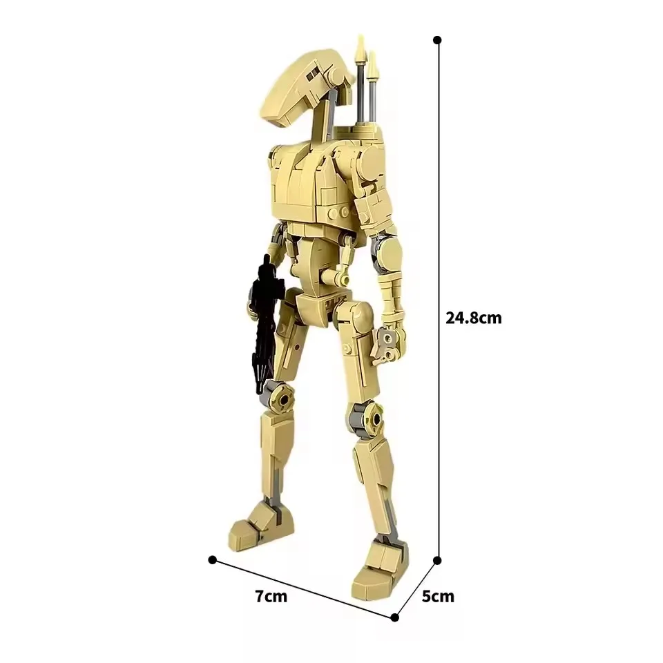 367PCS MOC-168210 Space War B1 Battle Droid Building Blocks Robot Alien Model Bricks Assemble Toys Creative Children Gift image 3