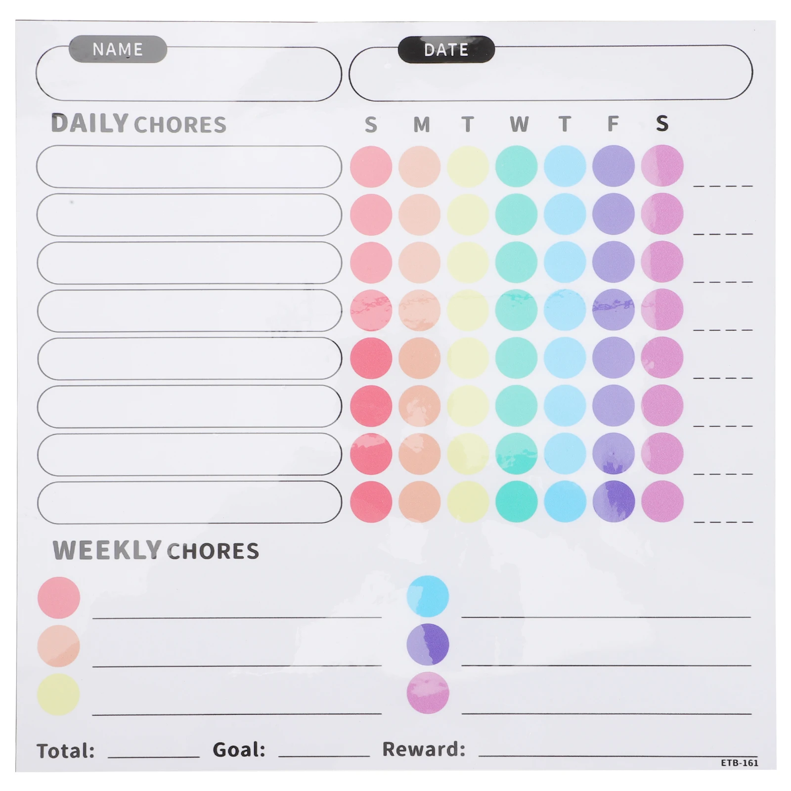 

Magnetic Message Board Refrigerator Planning Whiteboard Sticker Black Schedule Kitchen Note taking Fridge Reminder Grocery List
