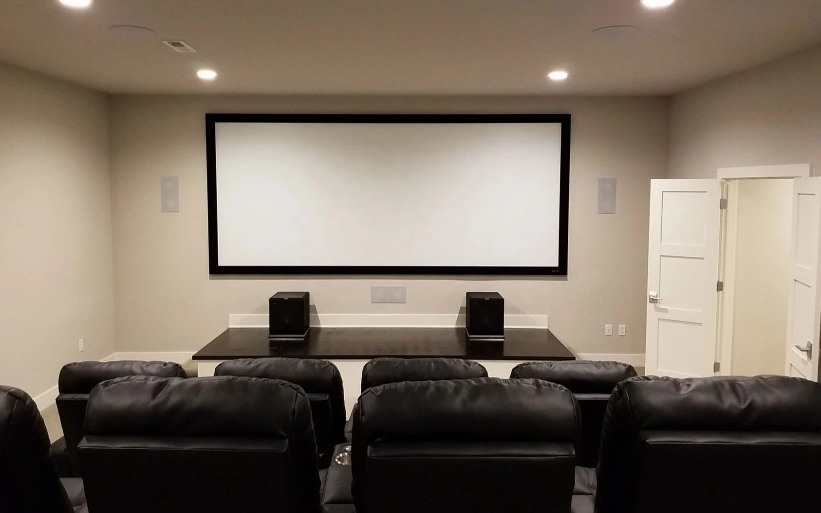 Acoustic Transparent Fixed Frame Projector Screen Home Theater Screen