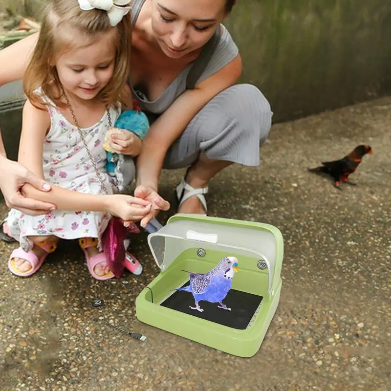 

Chick Brooder Heater Chick Warmer Bird Incubator Brooder Box Visual Nesting Box 3 Temperature Heating Pad Poultry Habitat