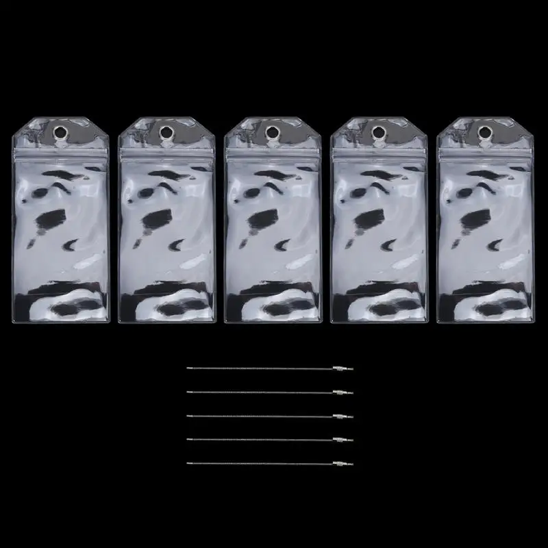 

5PCS Cruise Luggage Tags Waterproof Transparent Baggage ID Tags With Metal Loops Travel Accessories For Easy Sorting