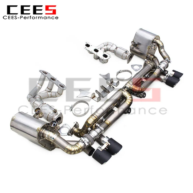 

Выхлопная система клапана CEES для Porsche 911 991/991.1 GTS 3.8L 2012-2015 Глушитель Valvetronic Catback SUS304 Колючая выхлопная система