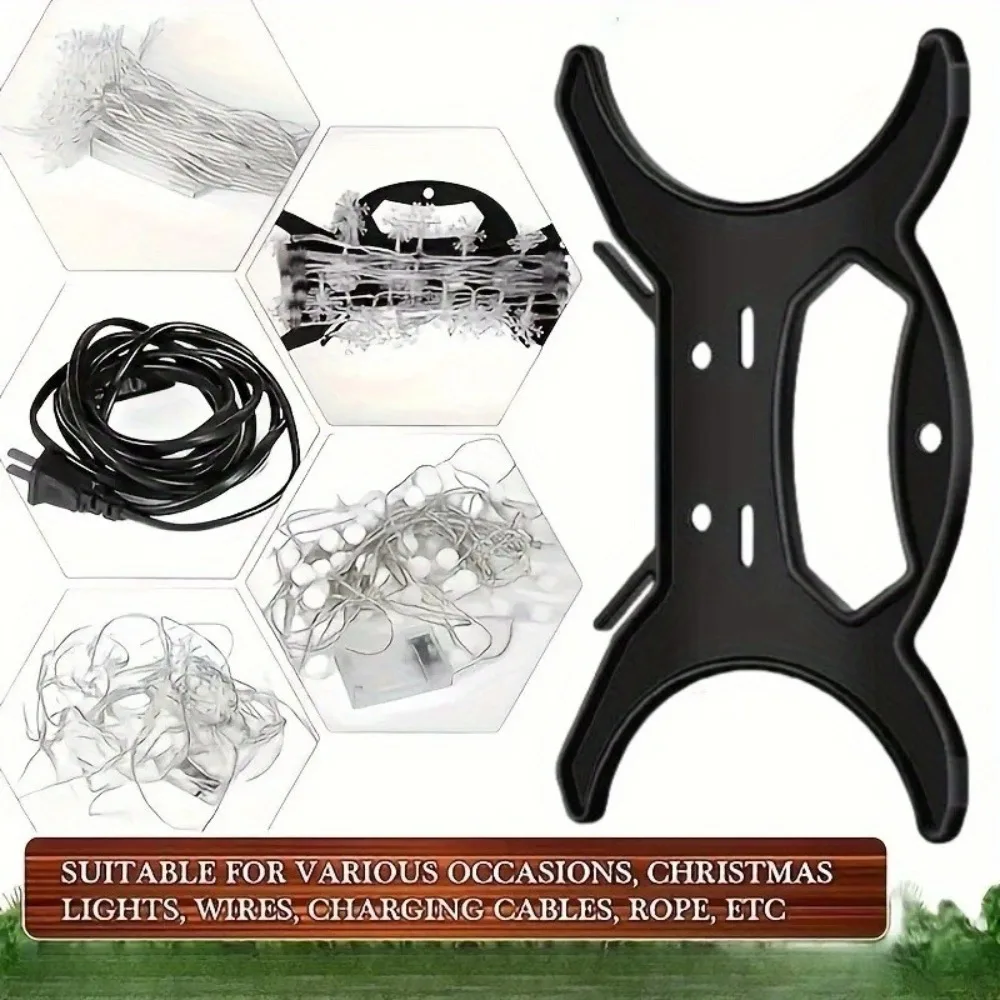 2PCS Christmas Lights Storage Holder, All-Purpose Light Cord Wind Up Organizer for Extension Cords, Garland, Beads, etc.