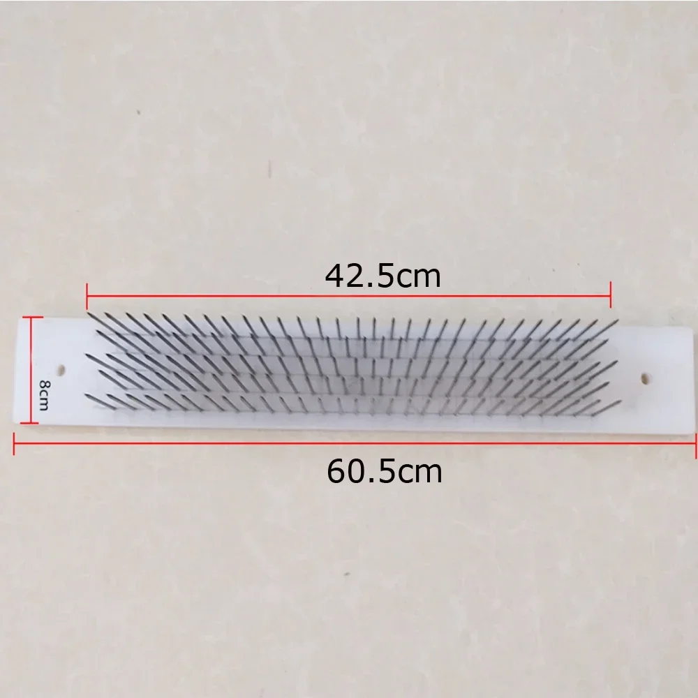 White Hair Hackle With Needle For Raw Hair Making Remy Human Hair Extensions Comb Machine Weft Tools