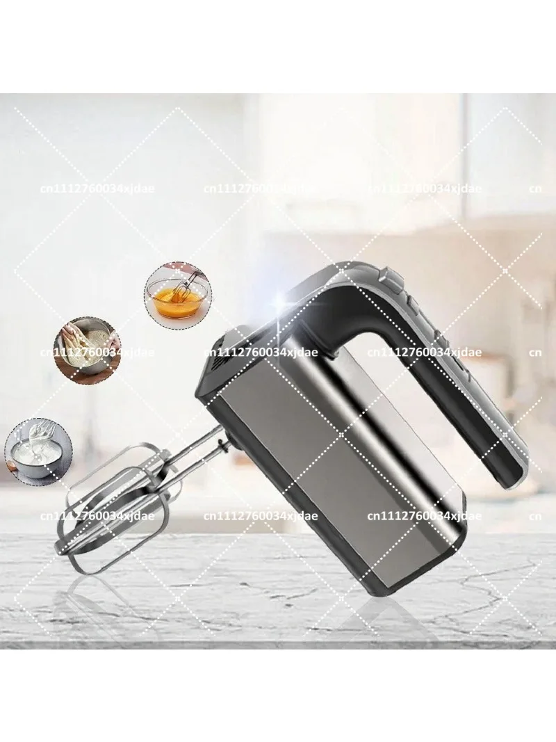 High Power EU Plug Handheld Electric Egg Beater 5 Speed Baking Cream Mixer Mini Whisk Frother Kitchen Tool