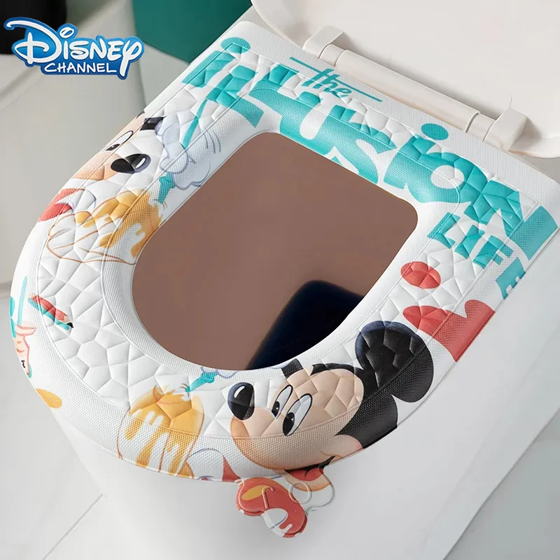 Disney Mickey Minnie Mouse EVA sedile del Water Water Proof Cartoon Donald Duck adesivi antibatterici per wc