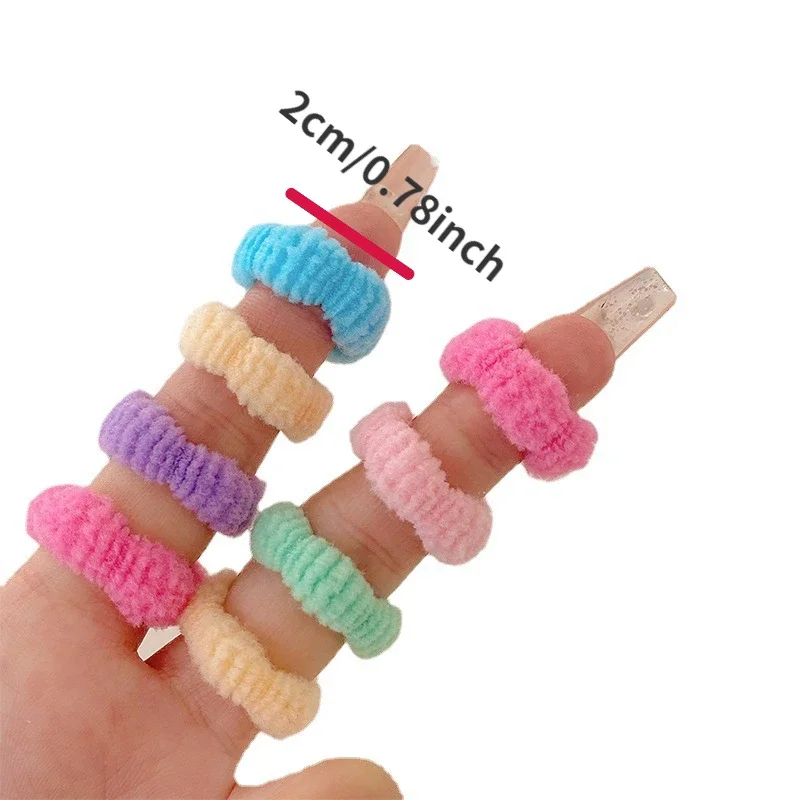 50pcs/100pcs Elastic Hair Tie Hair Bands Ponytail Holders Hair Accessories For Girls