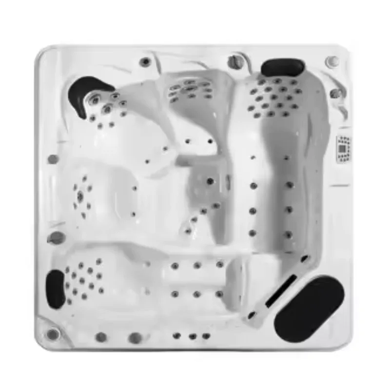 Hot Sale 4 Person Bath Outdoor Spa Bath Pool Whirlpool Jacuzzi Relaxing Swimming Spa Pool for Villa Garden Hotel