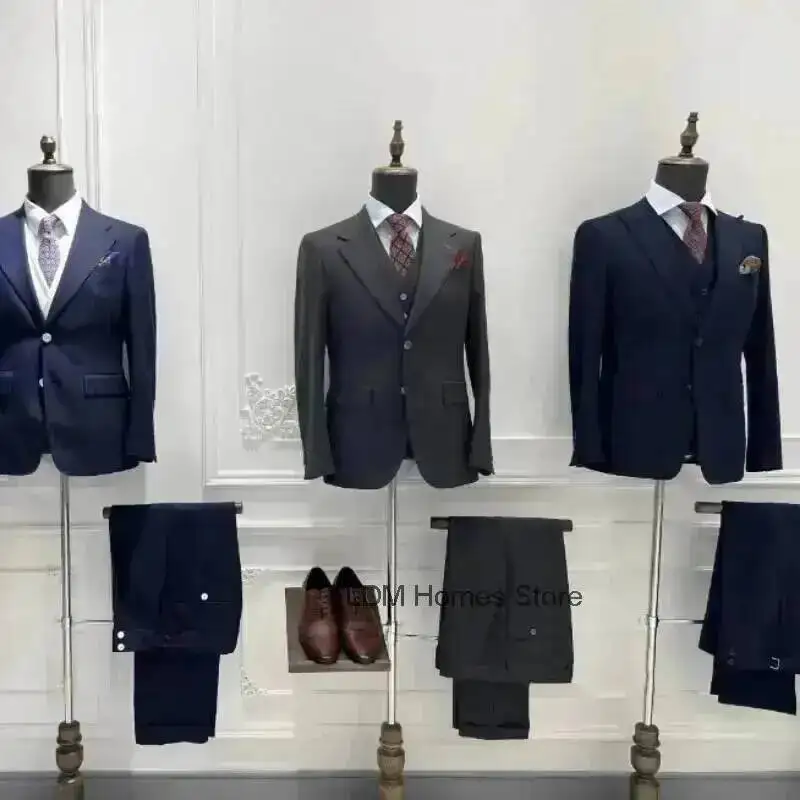 Suit Wooden Store Clothing High-end Mannequin Male Arm Mannequins Props Bust Display Window Model Body Adjustable Stand