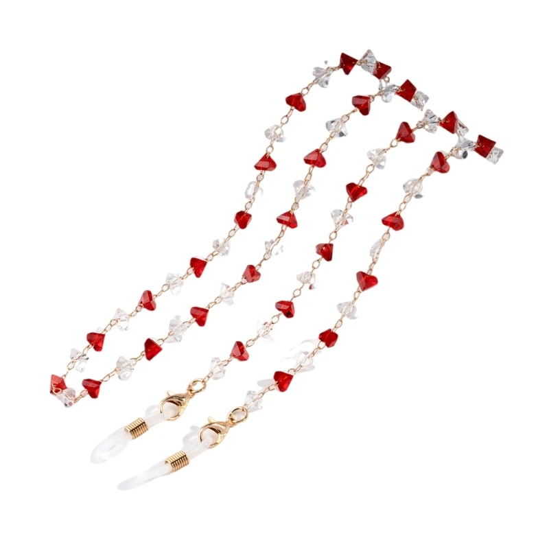 

Eyeglasses Holder Chain Nonslip Glasses Retainer Cord For Glasses Facemask Women Men Everyday Use Fashion Accessory