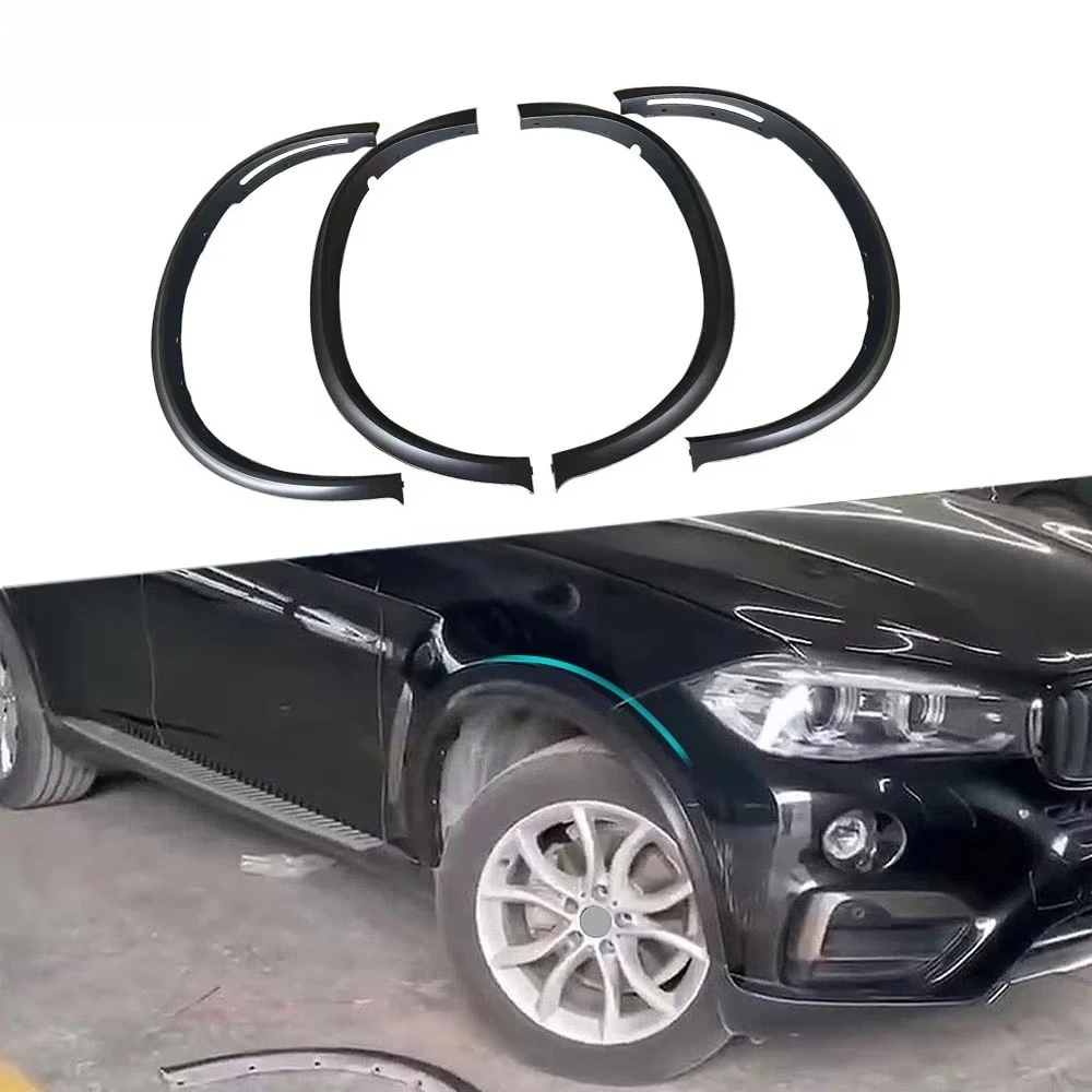 

PP Material Car Wheel Eyebrow Wide Body Kit for X6 F16 F86 X6M 2015 - 2018 Bumper Lip Body Kit Protector Cover