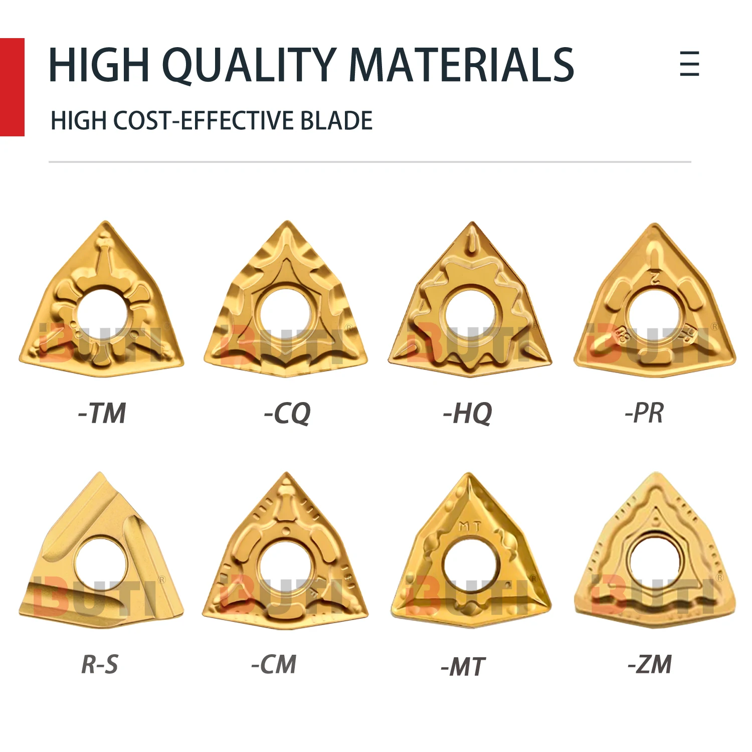 DESKAR Steel Processing Peach Shaped Turning Inserts WNMG080408-TM CQ HQ CM LF9018 For High Hardness Durability Lathe Processing